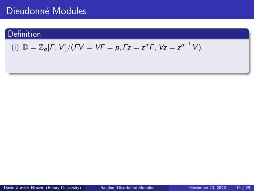 David Zureick-Brown - Rational points and algebraic cycles