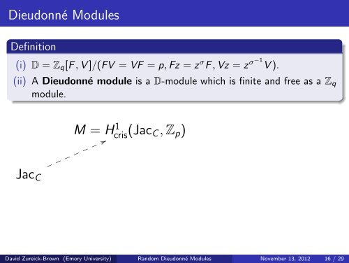 David Zureick-Brown - Rational points and algebraic cycles