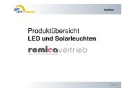 romica LED Produkte for Clients 3 - LED StraÃŸenbeleuchtung