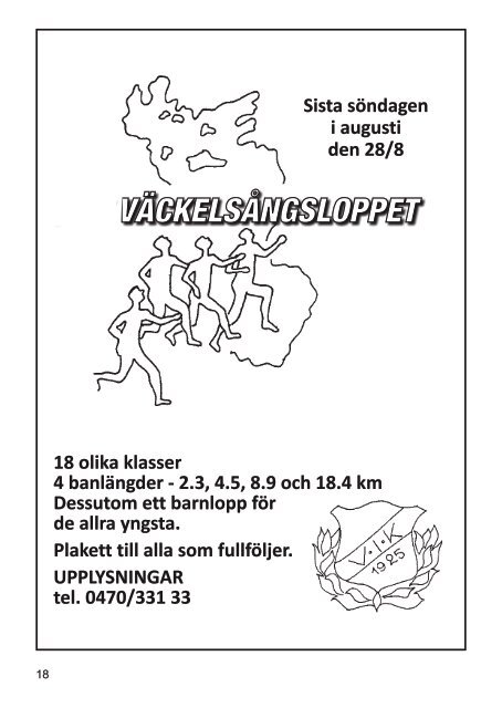 SmFIFs Kalender 2011 - SmÃ¥lands friidrottsfÃ¶rbund