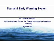 Presentation - Indian National Centre for Ocean Information Services