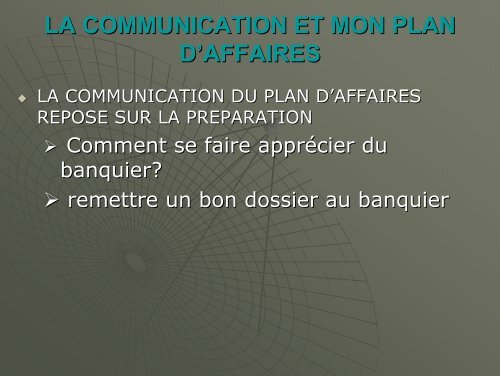 La communication et l'Entreprise Ou plutÃ´t Mon ... - Tunisie industrie