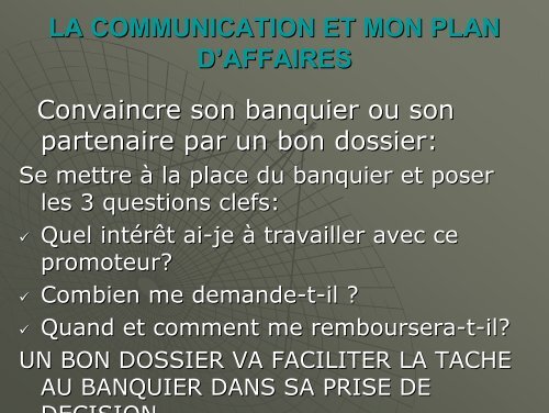 La communication et l'Entreprise Ou plutÃ´t Mon ... - Tunisie industrie