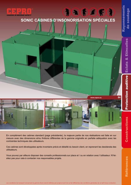 sonic cabine de soudure - Cepro