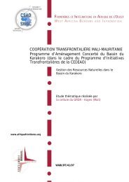 Etude diagnostic sur les ressources naturelles dans ... - Enda-Diapol