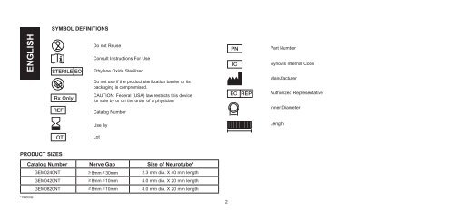 IFU Neurotube Chinese.pdf - Synovis Micro Companies Alliance