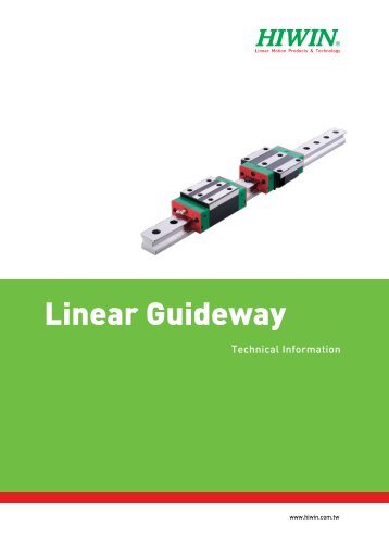 Linear Guideway - Hiwin