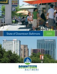 State of Downtown Baltimore 2009-2010 Report