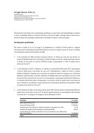 Atualiz.de particip. qualificadas - Portugal Telecom