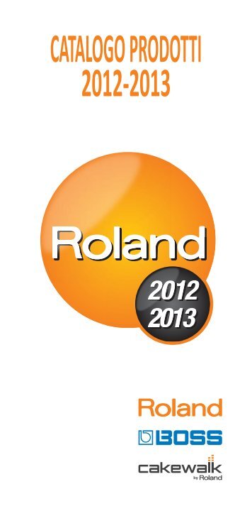 Catalogo generale Roland (pdf)