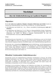 Merkblatt Ã¼ber die SchÃ¼lerbefÃ¶rderung im Landkreis Diepholz ...