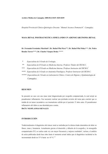 Formato PDF - Revista ElectrÃ³nica Archivo MÃ©dico de CamagÃ¼ey