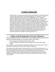 Dr. Ramani Report Lyme disease - Columbia County