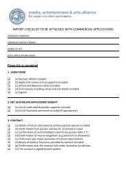 Checklist and payment form for Live Theatre, Dance, Ballet, Opera ...