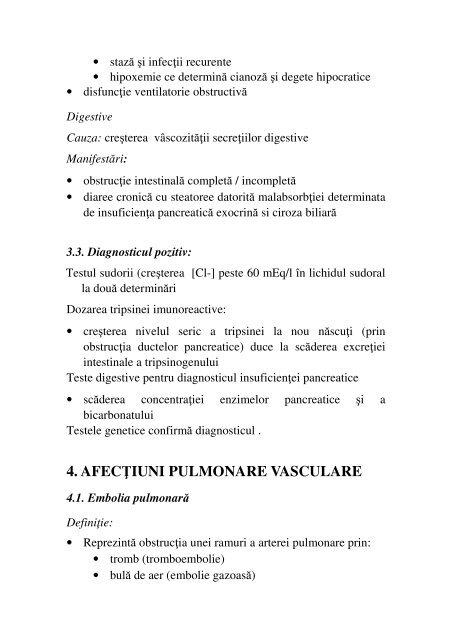 II FIZIOPATOLOGIA APARATULUI RESPIRATOR