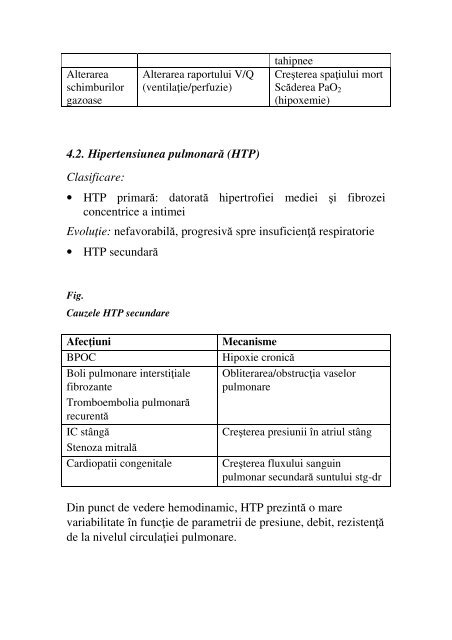 II FIZIOPATOLOGIA APARATULUI RESPIRATOR