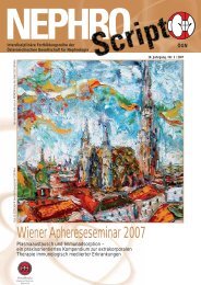Wiener Aphereseseminar 2007 - Was ist Nephrologie?