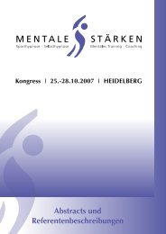 Abstracts und Referentenbeschreibungen Kongress - M.E.G. Rottweil