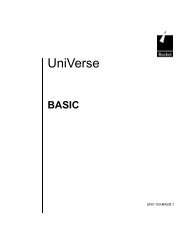 UniVerse BASIC - Rocket Software