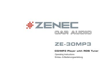 ZE-30MP3 Manual E - Zenec