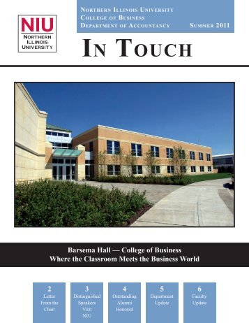 IN TOUCH - NIU College of Business - Northern Illinois University