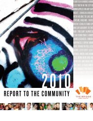 The Bridge for Youth Annual Report 2010