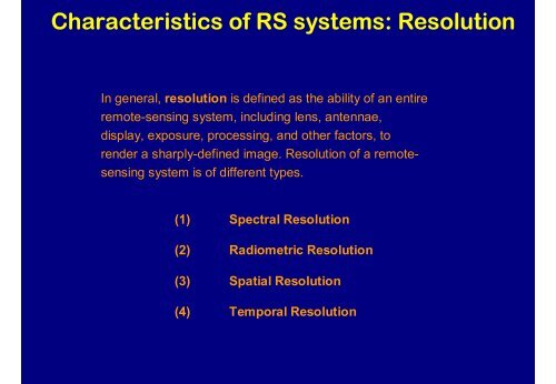 Remote Sensing