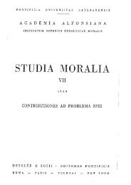 STUDlA MORALIA - Studia Moralia
