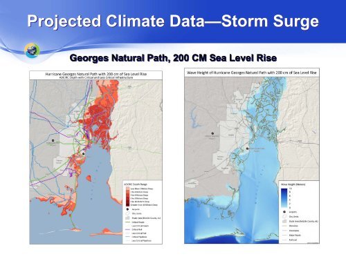 Projected Sea-Level Rise and Storm Surge Information - Mobile MPO