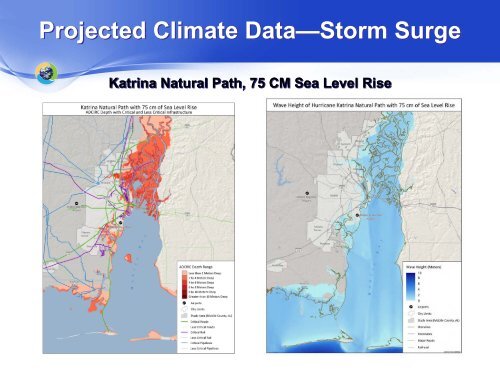 Projected Sea-Level Rise and Storm Surge Information - Mobile MPO
