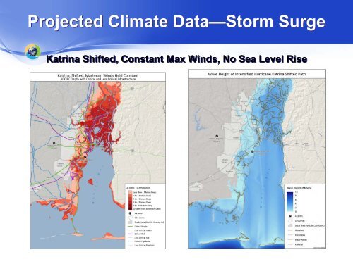 Projected Sea-Level Rise and Storm Surge Information - Mobile MPO