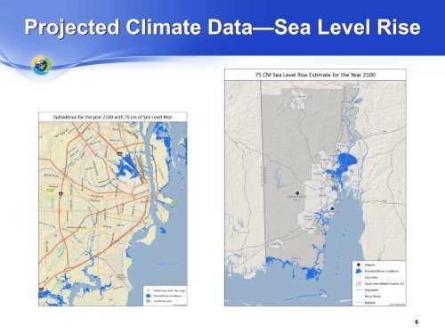 Projected Sea-Level Rise and Storm Surge Information - Mobile MPO