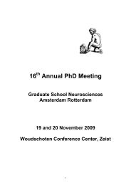 16 Annual PhD Meeting - ONWA