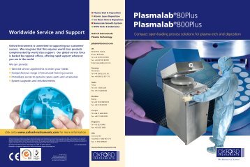 PlasmalabÂ®80Plus PlasmalabÂ®800Plus - Avaco