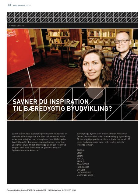 BYPLAN NYT - Dansk Byplanlaboratorium
