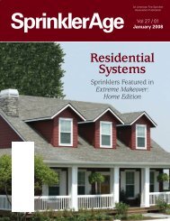 Residential Systems - American Fire Sprinkler Association