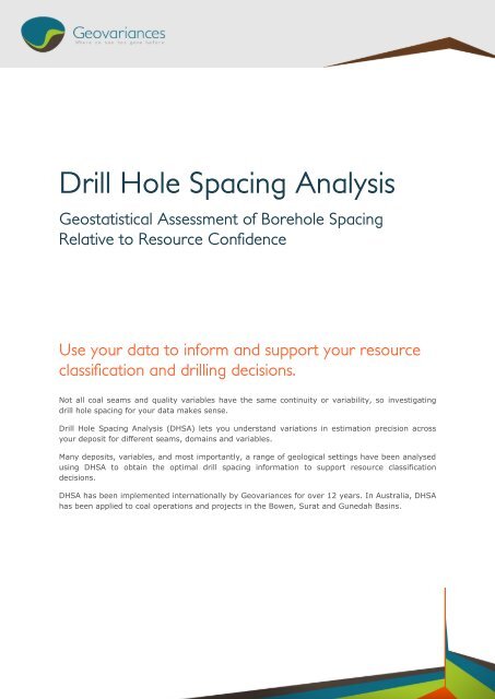 to download the full white paper - Geovariances