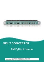 D.O.TEC SPLIT.CONVERTER - SLG Broadcast AG