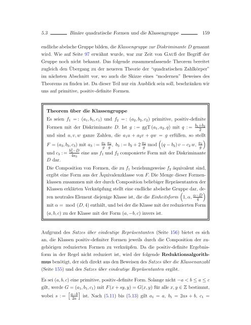 Elementare Zahlentheorie und Problemlösen (11'') - Mathematik und ...