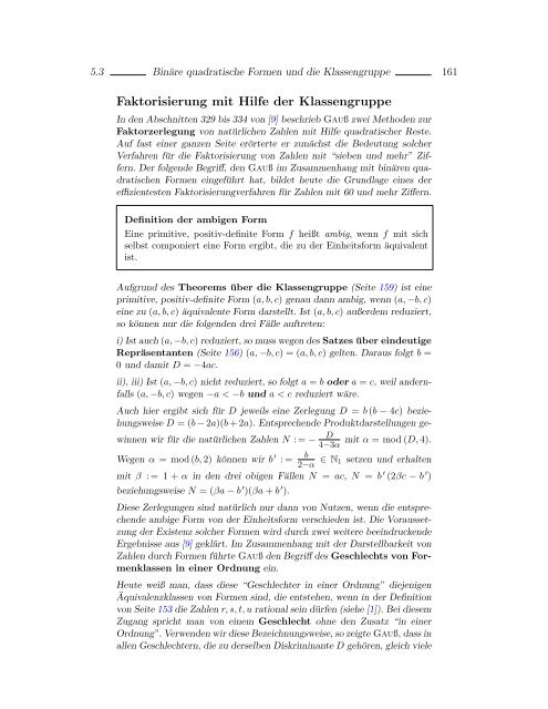 Elementare Zahlentheorie und Problemlösen (11'') - Mathematik und ...