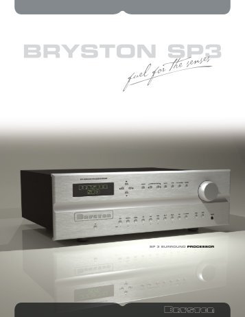 Download Brochure (PDF) - Bryston