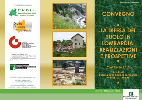 Difesa suolo - Ordine dei Geologi della Lombardia