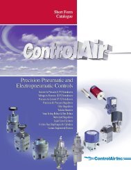 New Short Form Catalog - ControlAir