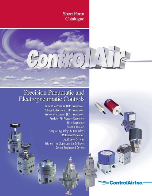 Type 860 Miniature Water Pressure Regulator - ControlAir