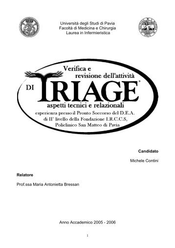 L'Infermiere di Triage