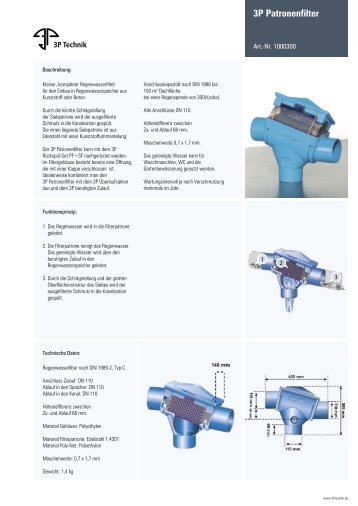 3P Patronenfilter - Roth Umwelttechnik