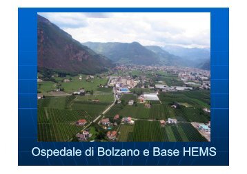 Ospedale di Bolzano e Base HEMS