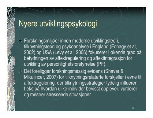 Affektdysregulering ved alvorlig personlighets forstyrrelse