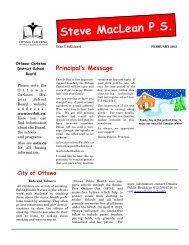 February 2013 - Steve Maclean Public School - Ottawa-Carleton ...