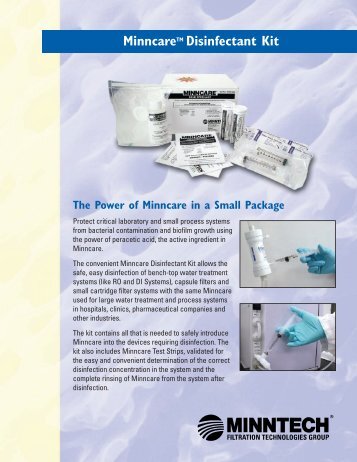 MinncareÂ® Disinfectant Kit Brochure - Liquidyne